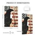 thumbnail image 3 of Kdxio Wood Grain Bald Eagle Decorator Light Switch or Receptacle Outlet Wall Plate Decorator Wall Plate Child Safe Outlet Cover-Style T, 3 of 6
