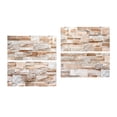 thumbnail image 2 of 4x 3D Brick Wallpaper Wall Stickers Impermeable DIY Faux Textured Bricks Calcomanías Paneles de pared de para cocina Backsplash Gloria Fondo de pantalla, 2 of 7