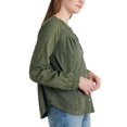 thumbnail image 3 of Lucky Brand Women's Button-Up Shirt Green Size Large, 3 of 3