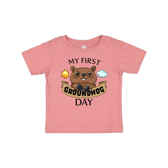Inktastic My First Groundhog Day Cute Boys or Girls Baby T-Shirt