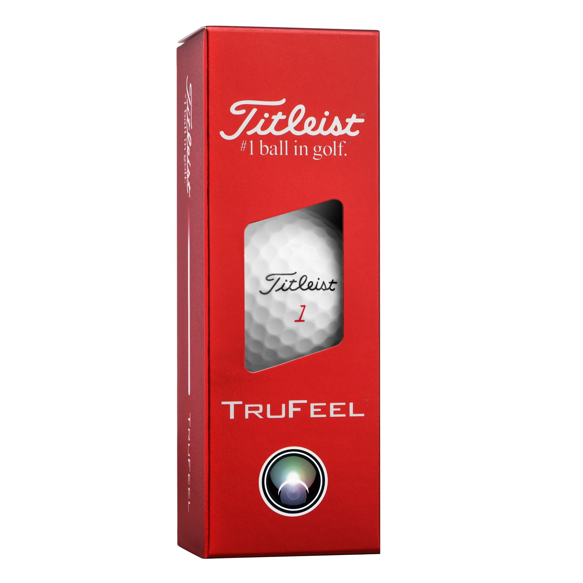 (4 pack) Titleist 2026 TruFeel Golf Balls 12pk, White