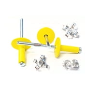 3/16" Blind Pop Rivets – Aluminum Large Head With Steel Mandrel, .250 To .375 Inch Grip Range, White