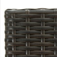 thumbnail image 5 of vidaXL Bar Stools 2 pcs Brown Poly Rattan, 5 of 5