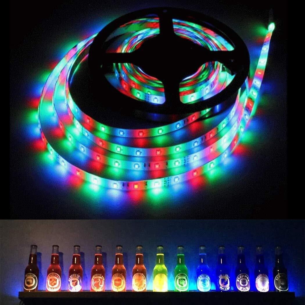 ANCHEER 65.6FT Multicolor RGB LED Strip Lights - Waterproof Color Changing Lights with Remote Control for Home, Party, and Outdoor Use