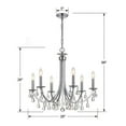 thumbnail image 7 of Crystorama Lighting - Six Light Chandelier - Chandelier - Bridgehampton - 6, 7 of 7