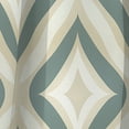 thumbnail image 4 of Designart "Spacious Neutrality" Damask Blackout Curtain Panels, 4 of 4