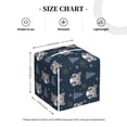 thumbnail image 4 of Fuzoiu Cute Christmas Tree Raccoon Print Tissue Box Cover Holder, Square Leather Tissue Box,PU Leather Decorative Organizer for Tabletop, Bathroom, Car, Office, 4 of 7