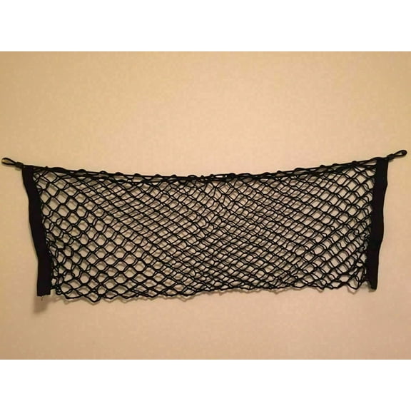 EACCESSORIES EA Rear Trunk Organizer Cargo Net for KIA Forte FORTE5 2014-2023 – Envelope Style Cargo Net for Hatchback – Premium Mesh Car Trunk Organizer Vehicle Carrier Storage – Compatible with Fort