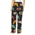 thumbnail image 3 of Kll Womens Retro Video Game Print Pajama Pants Soft Pajama Bottoms For Women Cozy Lounge Pants, 3 of 9