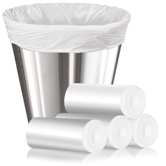 4 Gallon Small Trash Bag -220 Count (15 Liter) -Unscented Mini 4 Gallon Garbage Bags for Bathroom, Kitchen, Bedroom
