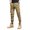 1#Khaki, variant on BRANROY Men's Cargo Pants - Versatile Casual Work Pants Trousers Sweatpants Tapered Cuff Drawstring Multi Pockets for Outdoor Hiking Everyday Comfort,Army Green L