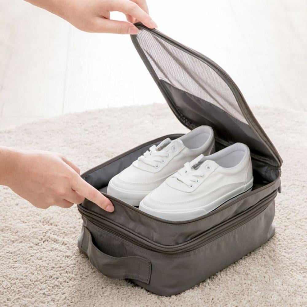 Portable Waterproof Shoe Storage Pouches with Zipper Shoe Bag Holds for Travel and Daily Use Organizer Pouch 