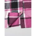thumbnail image 5 of Mikrdoo 8 Years Kid Girls Outfits 8Y,9Y,10Y,11Y,12Y Big Girls Straps Dress Plaid Print Lapel Collar Cropped Coat 2Pcs Clothes Set Rose Red, 5 of 7