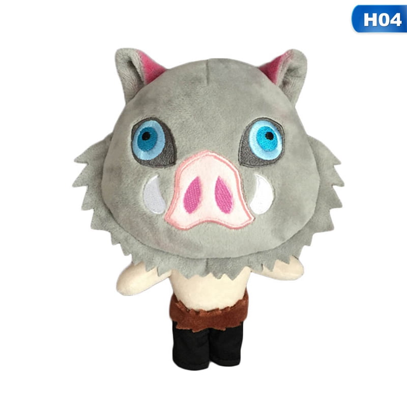 Akoada Demon Slayer Kimetsu No Yaiba Anime Peripheral Cute Doll Plush Q Version Character Doll Toy Anime Fans Gift Hashibira Inosuke Walmart Com Walmart Com