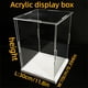 thumbnail image 3 of 1 caja de exhibición de acrílico transparente, vitrina de protección a prueba de polvo para almacenamiento, adecuada para muñecas/juguetes/objetos de colección, 3 of 5