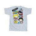thumbnail image 1 of DC Comics Mens Chibi Super Friends Dance T-Shirt, 1 of 5
