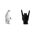 thumbnail image 1 of Escultura De Dedo Con Gesto De Mano De Pingüino, Figura Coleccionable, Adorno Decorativo De Resina, Estatua De Animal, Escultura Creativa Para Inauguración De La Casa, Mesa, Bar, Dormitorio,, 1 of 8