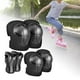 thumbnail image 4 of Conjunto de equipo de protección shamjiam rodilleras para codo de muñeca para Patinaje negro, 4 of 9