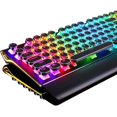 thumbnail image 1 of RK ROYAL KLUDGE Clavier de Machine à Écrire S108, Clavier Mécanique Rétro de Jeu Filaire 108 Touches avec Rétroéclairage RGB, Repose-Poignet Détachable, Touches Rondes Interrupteurs Bleus - Noir, 1 of 8
