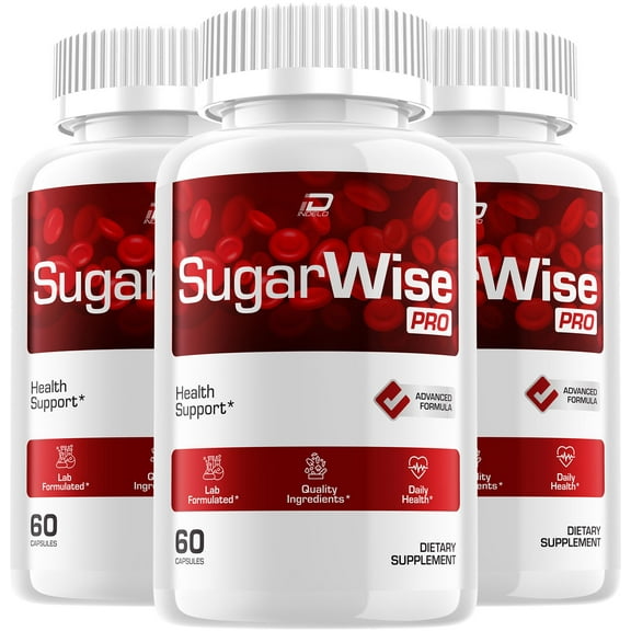 SugarWise Capsules – Sugar Wise Pro Natural Blend Glycogen Support, 3 Pack, 180 Capsules