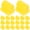 Yellow, variant on MasteelfCA 20pcs Musical Instruments Silicone Buffering Stop Practical Instruments Silencer