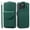 Green, variant on TECH CIRCLE For iPhone XS/iPhone X Wallet Case with Card Holder,PU Leather Flip Kickstand Magnetic Clasp Durable Shockproof Protective Phone Case for Apple iPhone XS/iPhone X 5.8",Black