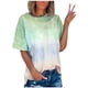 thumbnail image 2 of Lolmot - Camisetas de talla grande para mujer, camisetas de verano de manga corta, blusas holgadas, camisetas informales con cuello redondo y estampado tie-dye, en liquidación, 2 of 3
