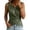 *Army Green, variant on VBVC Women's Cotton Linen Wrap Front Tank Tops , Keyhole V Neck Summer Blouses For Women , Ladies' Ruched Waist Dressy Sleeveless Shirts,Army Green,S-3XL