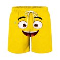 thumbnail image 4 of Twczz Boys Funny Graphic Swim Trunks with Pockets- Elastic Waist Drawstring Quick Dry Beach Shorts Yellow Size 6, 4 of 6