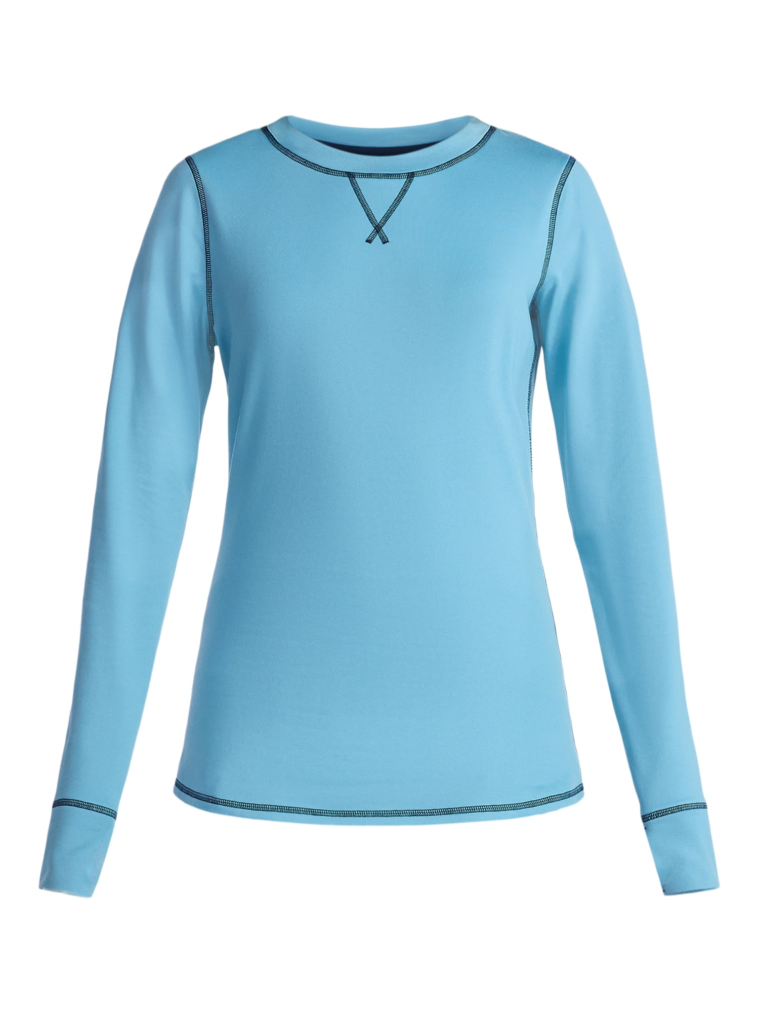 ClimateRight by Cuddl Duds Women's Brushed Comfort Top and Leggings Thermal Base Layer 2-Piece Set, Sizes XS-XXL