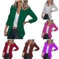 thumbnail image 5 of Qeaghou Clearance Blazers for Women Fashion Casual Lightweight Blazer Jackets Business Long Sleeve Cardigan Jackets Work Office Suits, 5 of 6