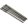thumbnail image 3 of 4Pcs 1/4 Hex Shank 100Mm Long Screwdriver Bits for Torx/Hexagon/Cross/Slotted B, 3 of 9