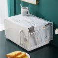 thumbnail image 4 of Clearance Refrigerator Dust Protector Cover with Large Storage Pockets, Decorative Appliance Shield, Cloth Accessories for Kitchen Appliances, Dishwashers, and Microwaves, 51.2 x 21.3 Inches, 4 of 4
