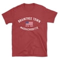thumbnail image 1 of Braintree Town Massachusetts Patriot Men's Cotton T-Shirt, 1 of 1
