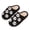 2-Black, variant on Slippers Winter Womens Mens Fluffy Plush Slippers Cute Cartoon Slippers Cuddly Warm Shoes Indoor Outdoor Girls Women