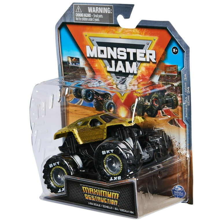 Max toy テレスドン ブラウン Official Monster Jam Max D Truck, 1:64 Die-Cast Vehicle, Gift for