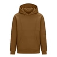 thumbnail image 5 of Cethrio Boys Hoodies, Long Sleeve Pullover Fall Casual Boys Sweatshirts Brown Size 4-5 T, 5 of 7