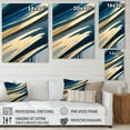 thumbnail image 4 of Designart Bold Blue Brush Strokes I Canvas Wall Art, 4 of 5