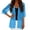 Blue, variant on Women's Cardigan Daily Outerwear Colored Sun Protective Jacket Scarf