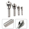 thumbnail image 2 of EcoNesxp 4-piece set of countersink drill bit, deburring drill bit, hole opener, metal chamfering tool 4-piece set of countersink drill bit, deburring drill bit, hole opener, metal chamfering tool se, 2 of 5