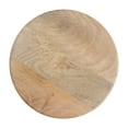 thumbnail image 5 of Kate and Laurel Solbrett Transitional Sophisticated Round Drink Table, 10 x 10 x 22, Natural Wood, Sculptural Bedroom Nightstand with Unique Pedestal Table Design for Use as Indoor Plant Stand, 5 of 8