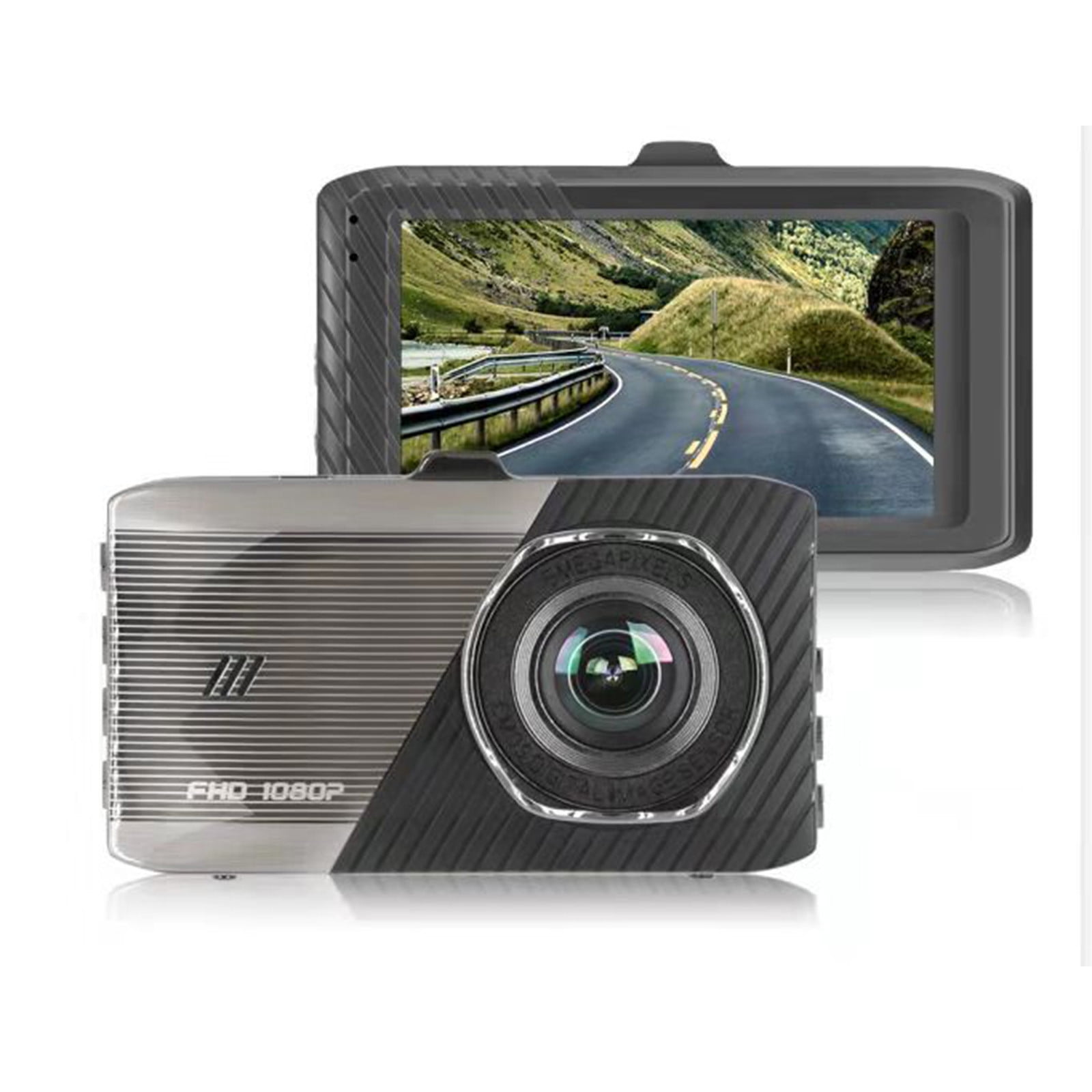 Kieccall 3-Inch Dash Cam HD 1080P - 140° Wide Angle WDR & Night Vision, Automatic Loop Recording & Motion Detection For Car Security