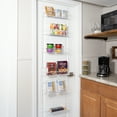 thumbnail image 3 of Lavish Home Over the Door Organizer - 6-Tier Adjustable Pantry Shelves and Rack for Kitchen Organization, White, 3 of 8