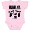 thumbnail image 3 of Inktastic Indiana Awesome Since 1816 Boys or Girls Baby Bodysuit, 3 of 5