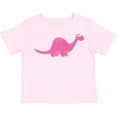thumbnail image 3 of Inktastic Pink Dinosaur Girls Toddler T-Shirt, 3 of 5