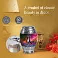 thumbnail image 5 of MUKTIVE Dog Burial Urn for Ashes for Women - Memorial Large Urns for Human Ashes - Cremation Urn for Burial Male & Female - 10 Inch Large Urns for 2 Adults, 5 of 7