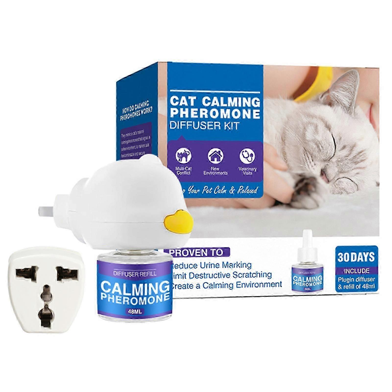 Cat Calming Pheromone Diffuser Natural Gentle for Kittens Cats ...