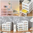 thumbnail image 4 of ifundom White Layered Desktop Box Organizer for Office and Home Storage Solutions, 4 of 6