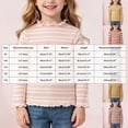 thumbnail image 4 of WXFAZCVU Girls' Long Sleeved T Shirt Cotton Pullover Tops Versatile Fall Clothes Going Out Size 5-6 Years, 4 of 4