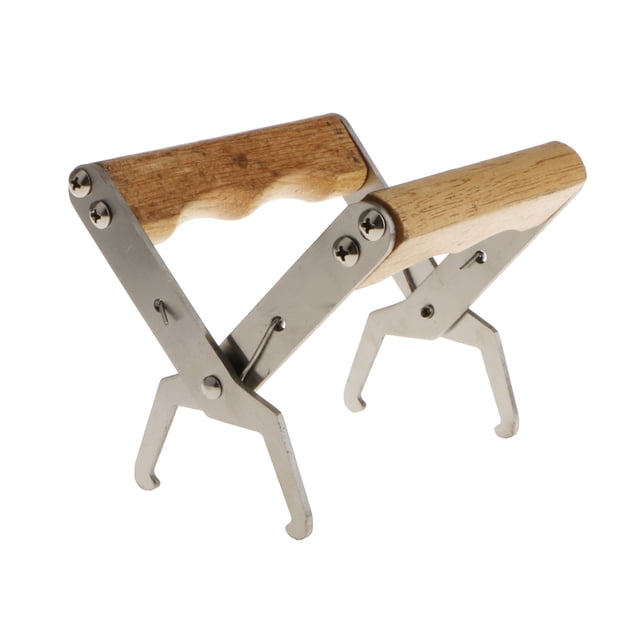 Almencla Stainless Steel Frame Lifter Holder Grip Tool f/ Beekeeping